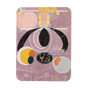 Imán Hilma Af Klint, La Diez Mayor No6, Arte Resumen