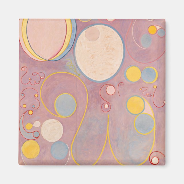 Imán Hilma af Klint La Diez Mayor No. 7 (Frente)