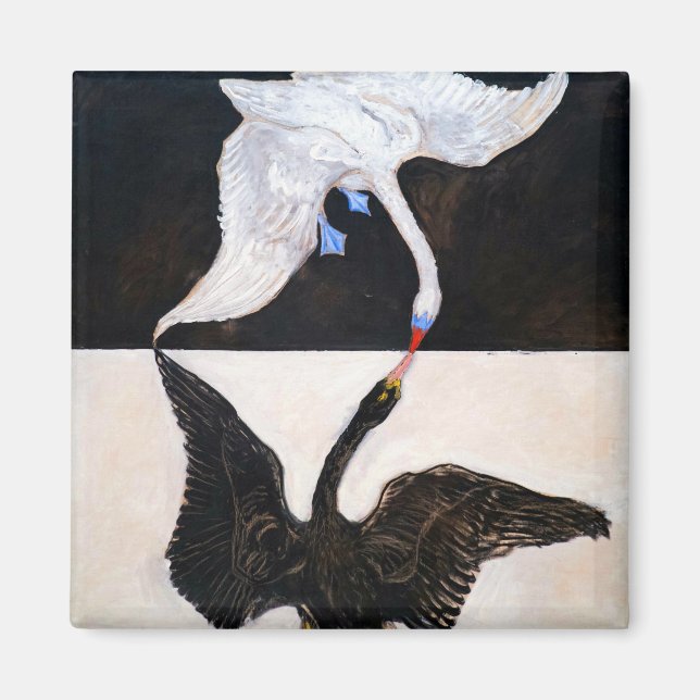 Imán Hilma af Klint The Swan (Frente)