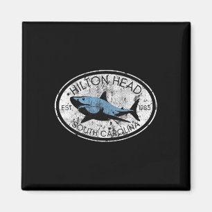 Imán Hilton Head Island South Carolina Fishing Shark Fi