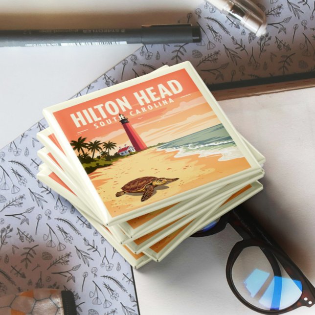 Imán Hilton Head vintage Carolina del Sur (Subido por el creador)