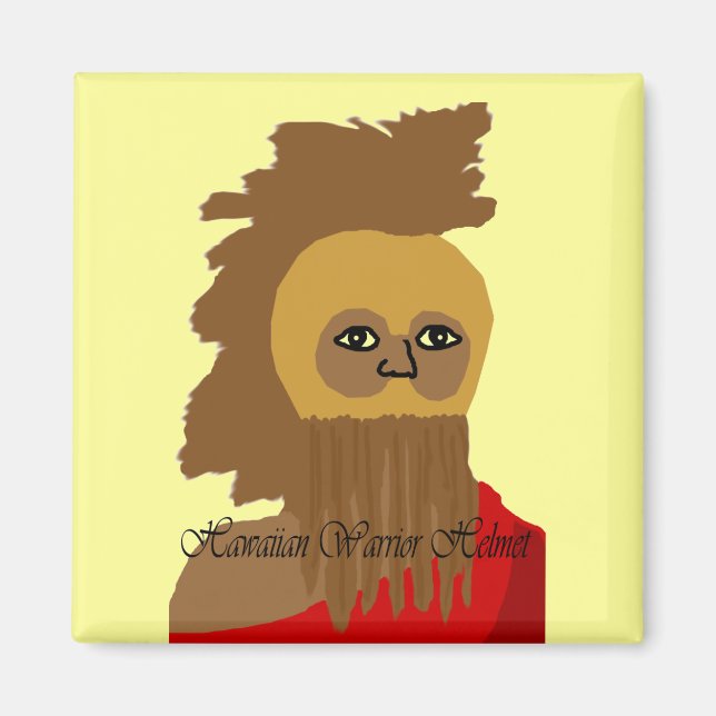 Imán Himán Hawaii Warrior Helmet (Frente)