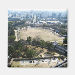 Imán Himeji, Japón (Vista desde lo alto del castillo)