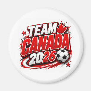 Imán Hincha de fútbol de CANADÁ 2026 Canadiense
