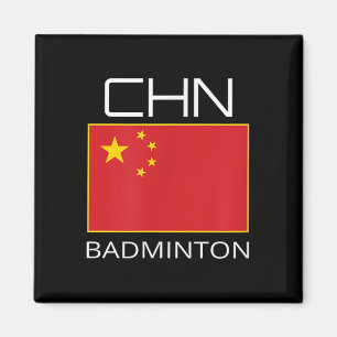 Imán Hincha del equipo chino de Badminton regalo a atle