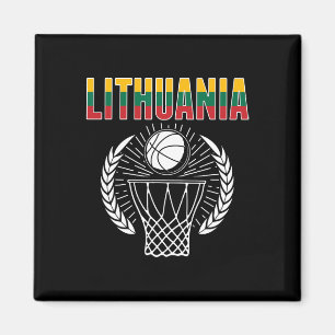 Imán Hinchas de Bysketbyll de Lituania Jersey Deporte l