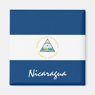 Imán Hinchas de la bandera de Nicaragua y hinchas de fe