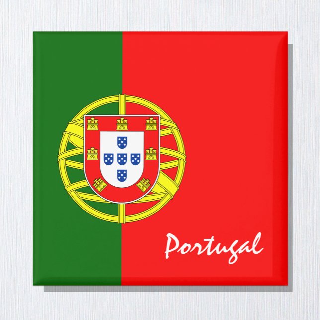 Imán Hinchas de la bandera portuguesa y hinchas de vaca (Subido por el creador)