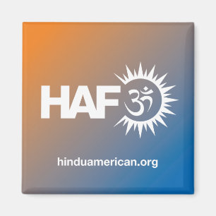 Imán Hindu American Foundation Refrigerator Magnet