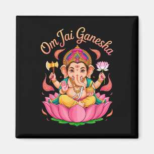Imán Hindu Ganesha Puja Dios Elefante India Meditación