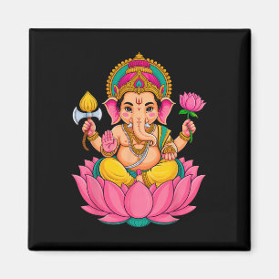 Imán Hindu Ganesha Puja Dios Elefante India Meditación 