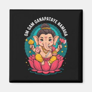 Imán Hindu Ganesha Puja Dios Elefante India Meditación