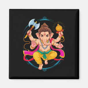 Imán Hindu Ganesha Puja Dios Elefante India Meditación 