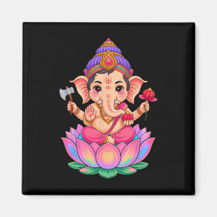 Imán Hindu Ganesha Puja Dios Elefante India Meditación