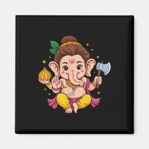 Imán Hindu Ganesha Puja Dios Elefante India Meditación 