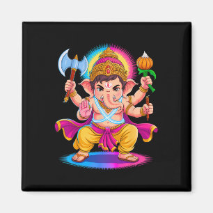 Imán Hindu Ganesha Puja Dios Elefante India Meditación 