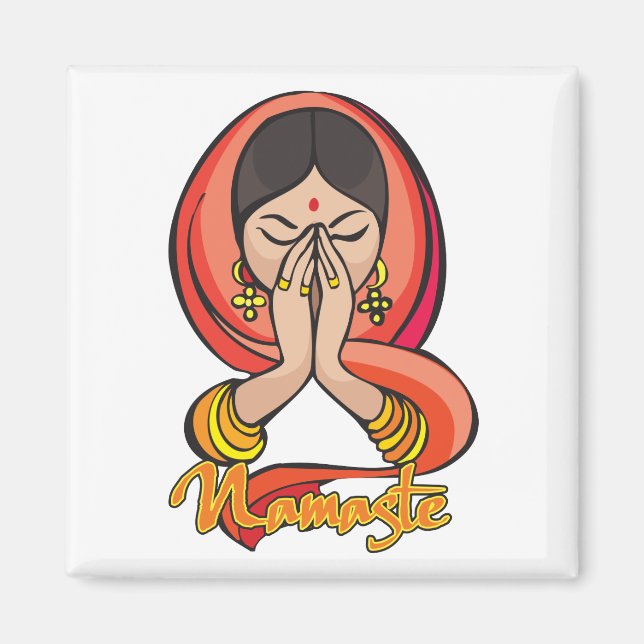Imán Hindu Namaste (Frente)