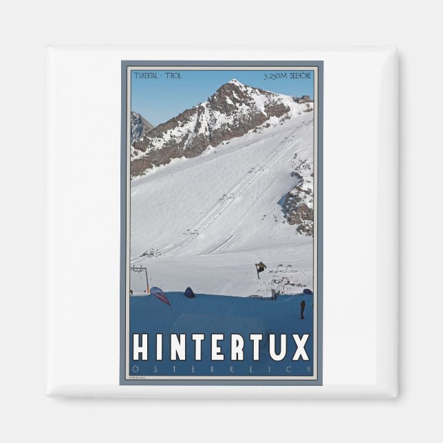 Imán Hintertux Big Air (Frente)