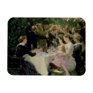Imán ¡Hip Hip Hurra! Fiesta de artistas en Skagen, 1888
