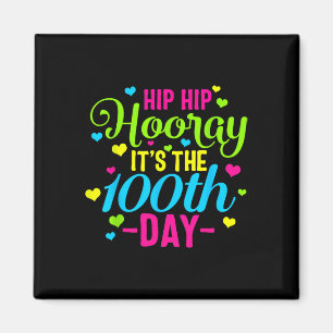 Imán Hip Hooray es el 100° día de clases más inteligent