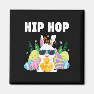 Imán Hip Hop Conejo de Pascua Feliz Día de Pascua