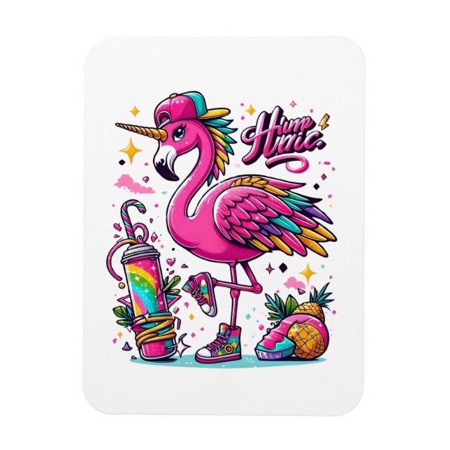Imán Hiphop de Flamingo (Vertical)