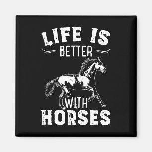 Imán Hípica Lover Regalo Mujeres Chica Ecuestre Horseba