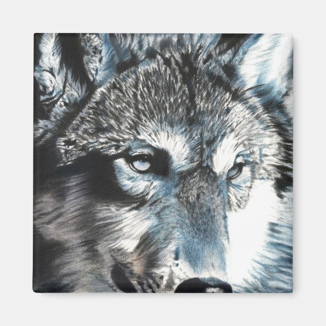 Imán Hipnótico - Wolf Magnet (Frente)