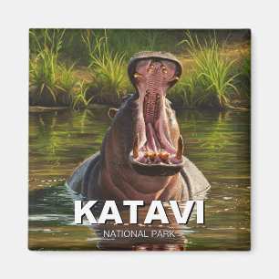 Imán Hipo en el Parque Nacional Katavi en Tanzania