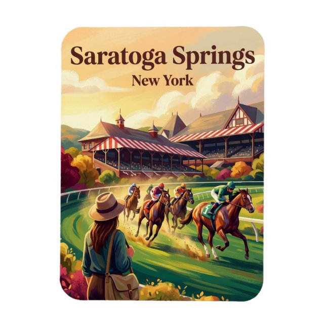 Imán Hipódromo de Saratoga USA (Vertical)