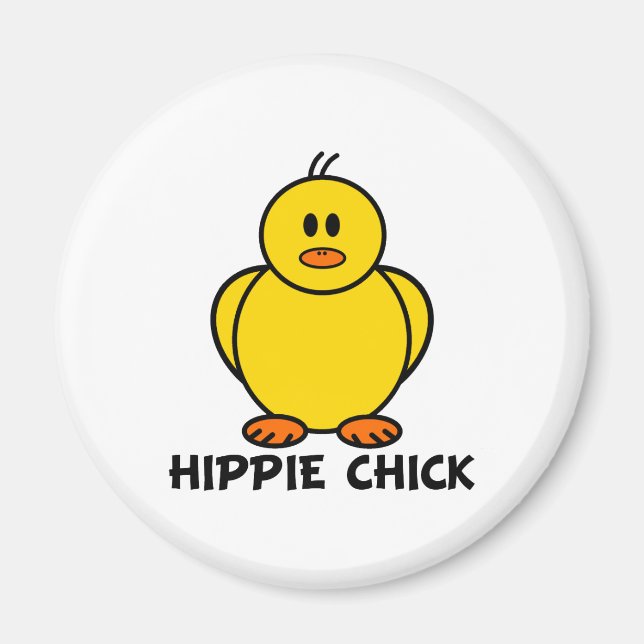 Imán Hippie Chick (Frente)