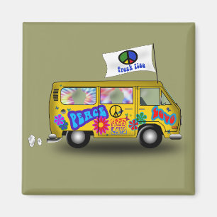 Imán Hippie mágico Van