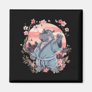 Imán Hippo de Kickboxing Artes Marciales Karate Jiu-Jit