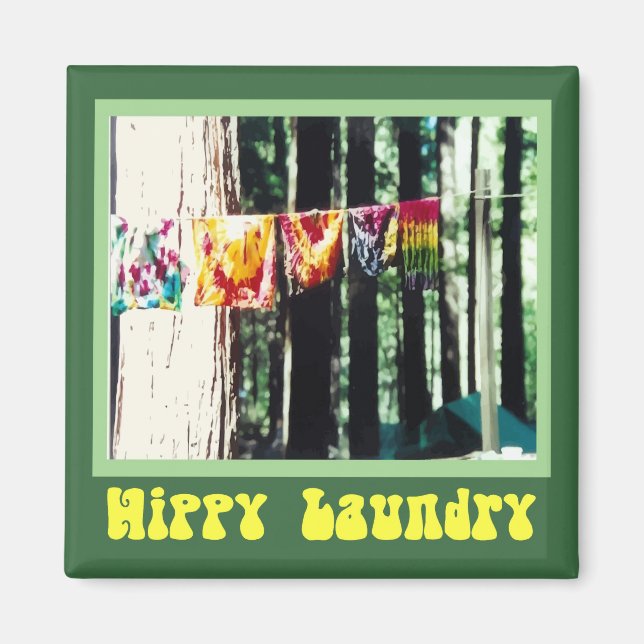 Imán Hippy Laundry Magnet (Frente)
