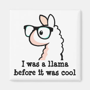 Imán Hipster Llama
