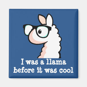 Imán Hipster Llama