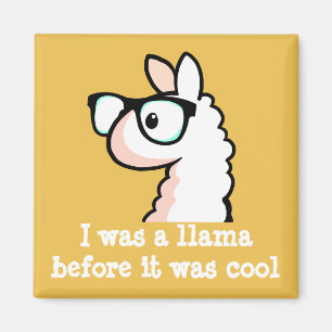 Imán Hipster Llama