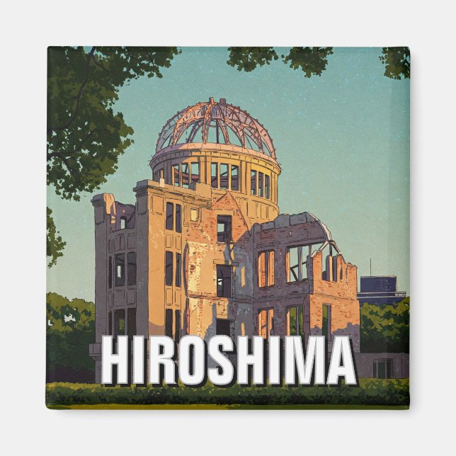 Imán Hiroshima Japan Peace Dome Travel (Frente)