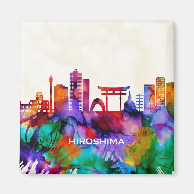 Imán Hiroshima Skyline (Frente)