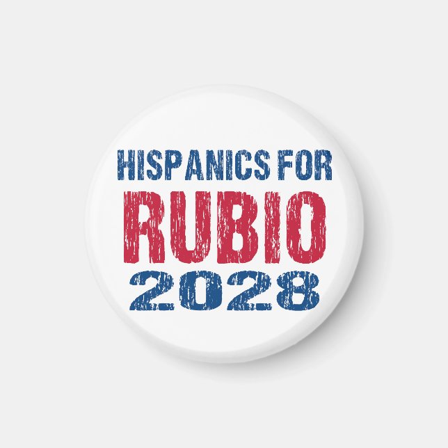 Imán Hispanos por Rubio 2028 (Frente)