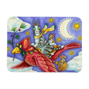 IMÁN HISS N' FITZ FUNNY GATOS, CARDINAL DE NAVIDADES GI