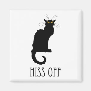 Imán Hiss Off Cat Funny