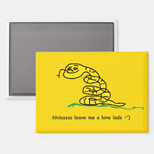 Imán Hisssss Déjame Solo Muchachos Parodia de Gadsden