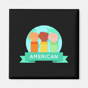 Imán Historia afroamericana Black Is Beautiful Buzo 