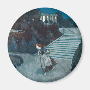 Imán Historia de hadas de cosecha de vintage, Cenicient