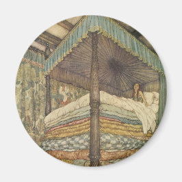 Imán Historia de hadas de época, princesa y pea, Edmund