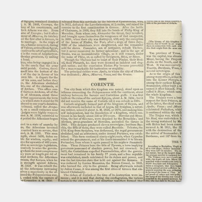 Imán Historia de la Cronología de Grecia (Frente)