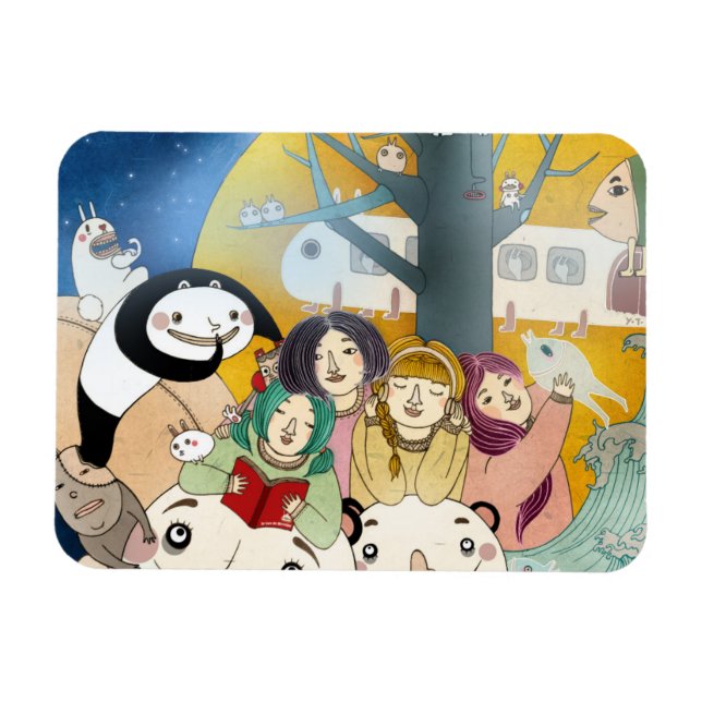 Imán Historia de la hora de la cama 2013 (Horizontal)