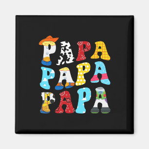 Imán Historia divertida Papa Toy Boy Story Dad Day Tee