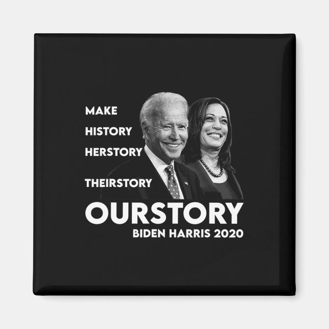 Imán Historia Kamala Harris Y Joe Biden 2020 (Frente)